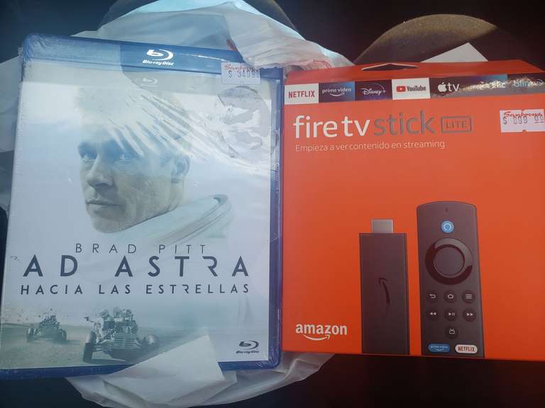 Sanborns - Amazon Fire TV Stick Lite en 500 (y una película de regalo)