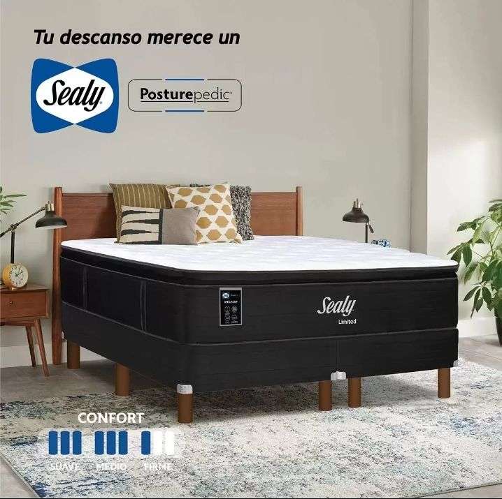 Costco: Sealy Limited Colchón + Box King Size (pagando con Costco Citibanamex)