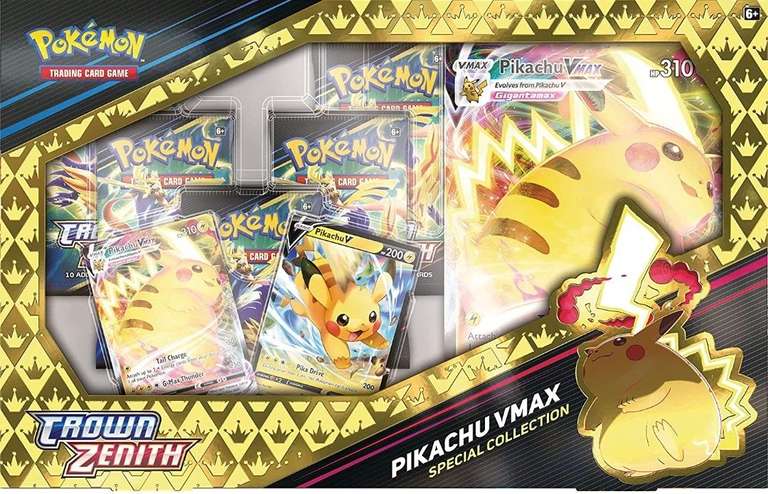 Amazon: Pokémon - Colección Especial Crown Zenith — Pikachu VMAX