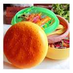 Amazon Contenedor tipo Bento para alimentos con forma de hamburguesa- envío gratis prime