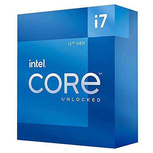 Amazon: Intel Procesador Core i7-12700K, S-1700, 5.00GHz, 8-Core - (12va Generación Alderman Lake)