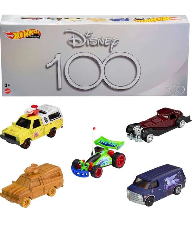Amazon: Hot Wheels Collector Vehículo de Colección Bundle Disney 100th a Escala 1:64