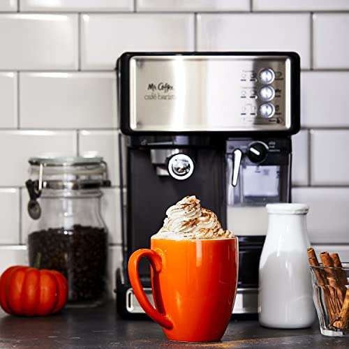 Amazon MX: Mr. Coffee Barista Cafetera Eléctrica para Espresso con espumador de leche automático