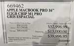 Costco: Macbook Pro 16" M1 Pro 512gb / 16gb (Precio Historico mas Bajo, MSI con Citi y AMEX)