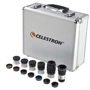 Amazon: Set de oculares y filtros Celestron 1.25 pulgadas para telescopio