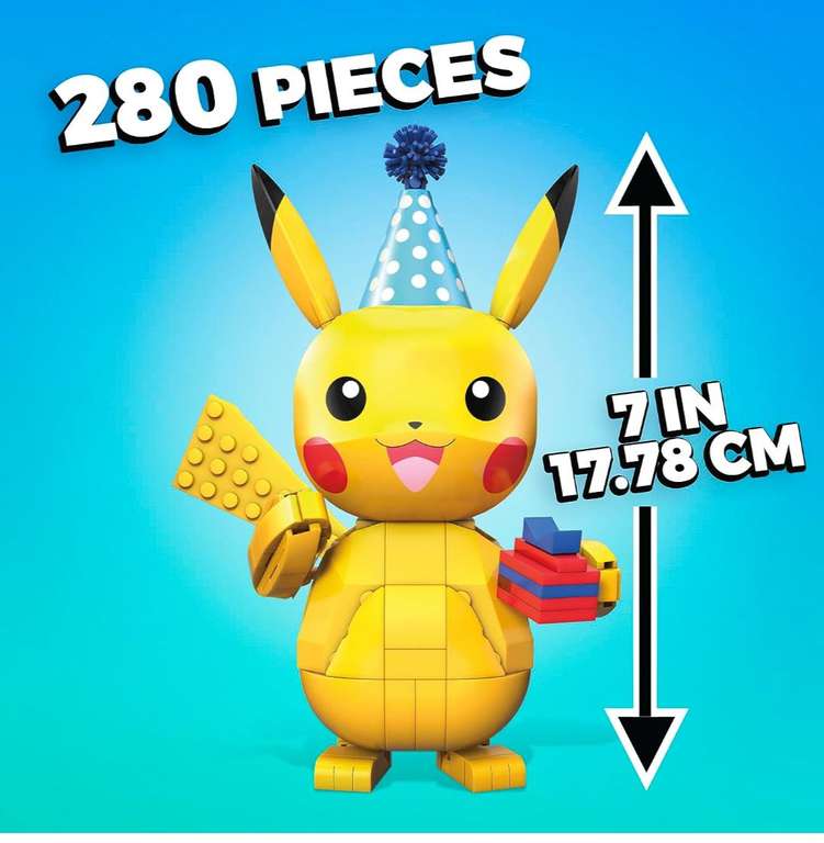 Amazon Japón: mega construx Pokémon Pikachu party