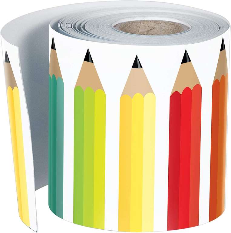 Amazon: Schoolgirl Style Borde de lápices enrollado mide 7.6 cm x 11 m- envío gratis prime