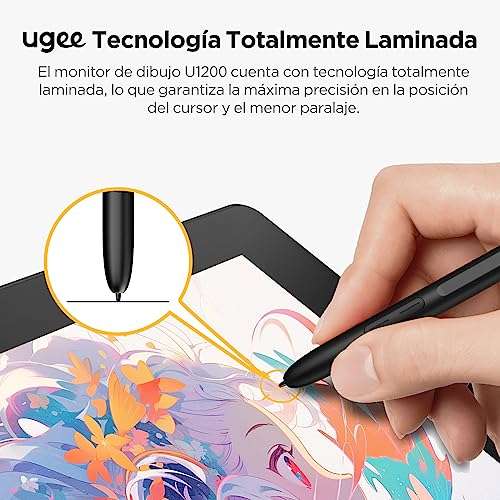 Amazon: Tableta Gráfica UGEE U1200 a $1899 o más barata, más regalos!