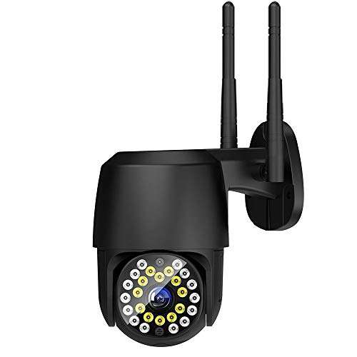 Amazon: Cámara de Seguridad WiFi Exteriores, MCSWKEY Cámara de Vigilancia 360° FHD 1080P Inalámbrica