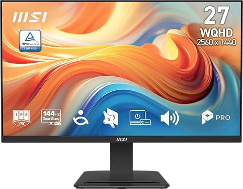 Amazon: Monitor MSI Pro QHD 27" 144hz