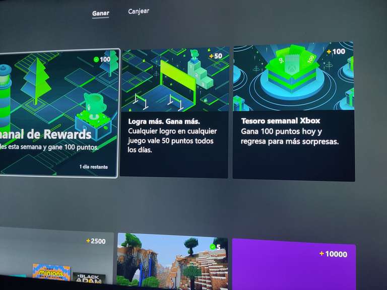 Tesoro Semanal Xbox Rewards Microsoft