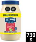 Amazon: Hellmann's Mayonesa Ligera con Jugo de Limón 730 g
