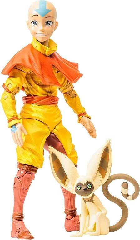 Amazon: Avatar - The Last Airbender - Figura de Momo y de regalo un Aang (Marca McFarlane Toys)