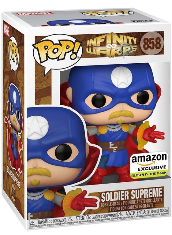 Amazon: Funko Pop! Marvel: Infinity Warps- Soldier Supreme(GW), Amazon Exclusive
