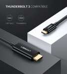 Amazon: UGREEN Cable USB C a HDMI 4 K,Tipo C a HDMI, Adaptador de Cable Thunderbolt 3