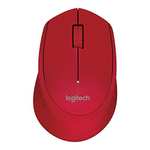 Amazon: Mouse Inalámbrico rojo Logitech M280, 2.4 GHz, Nano Receptor USB