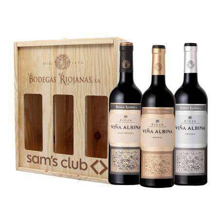 Sam's Club [Sucursal patio tlalpan]: Vino Tinto Viña Albina 3 Botellas de 750 ml