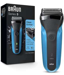Amazon: Braun Series - Afeitadora eléctrica para hombre (recargable, húmeda y seca), color azul, Máquina de afeitar 310S, Azul