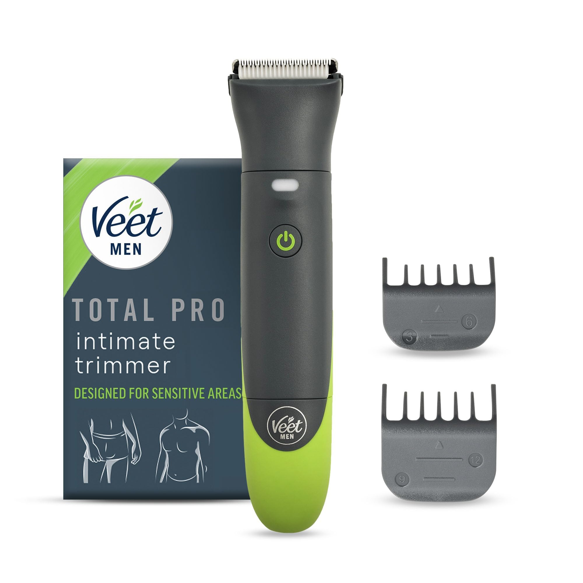 Amazon: Veet Men Intimate Trimmer - Maquinilla de afeitar íntima para hombres