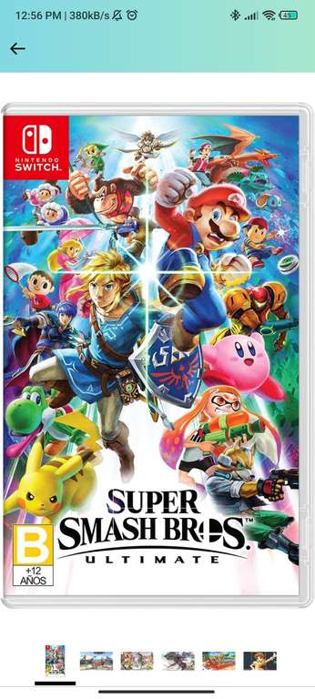 Amazon: Nintendo Switch Super Smash Bros Ultimate Standard Edition