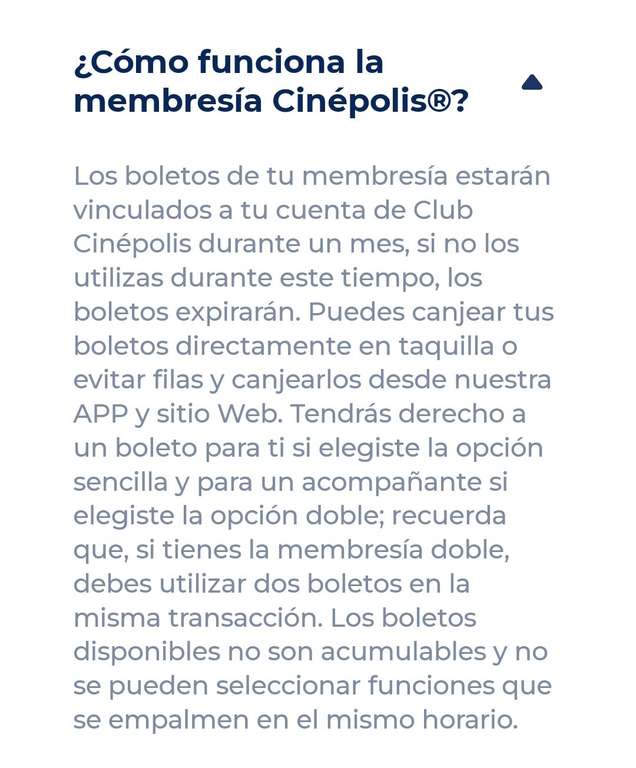 Nueva membresía para Club Cinépolis