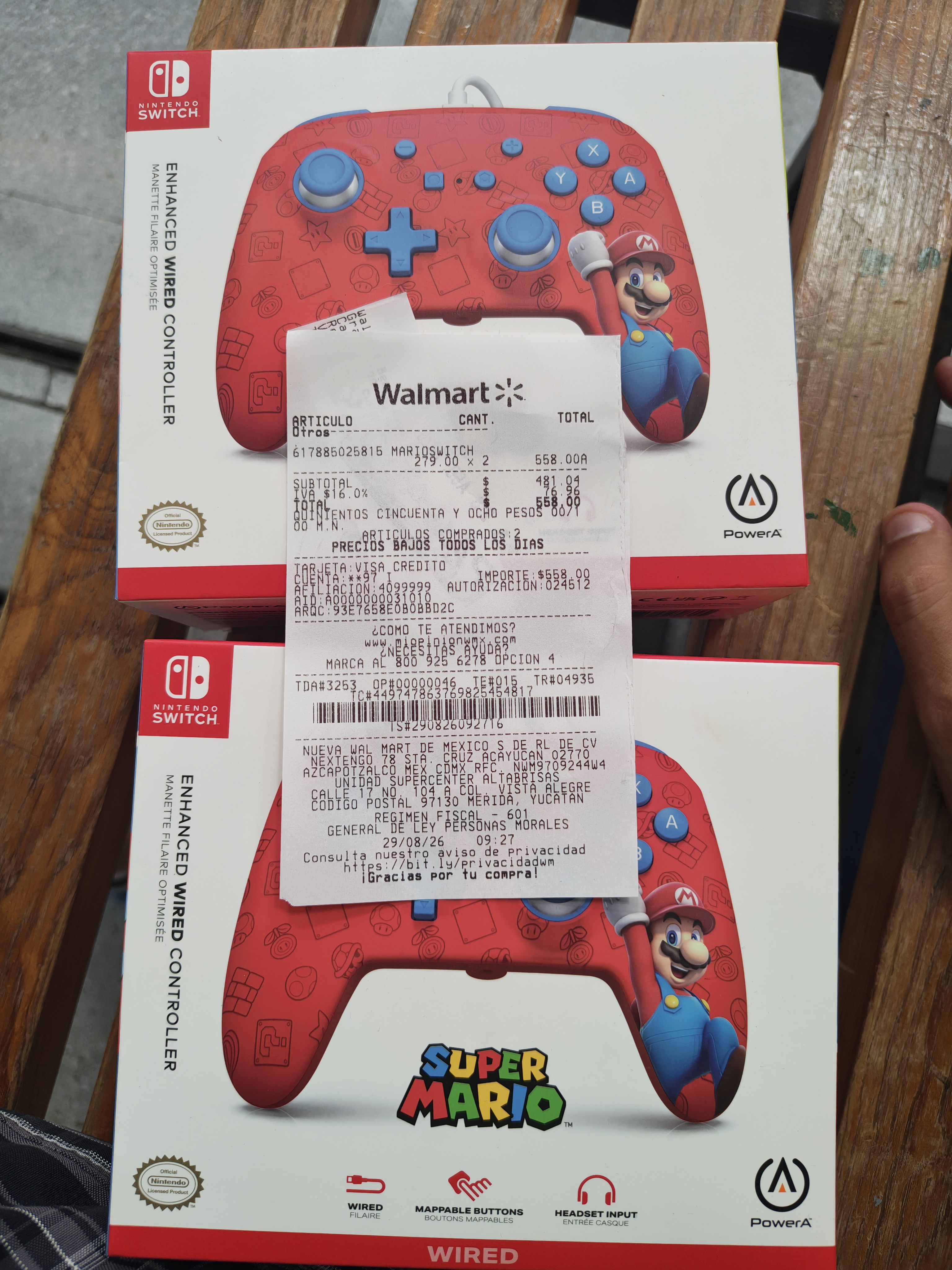 Walmart Controles nintendo switch wired PDA