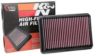 Amazon: K&N Filtro de aire del motor, compatible con Hyundai Santa Fe III 2012-2017; KIA Sorento II 2012-2014, 33-3129