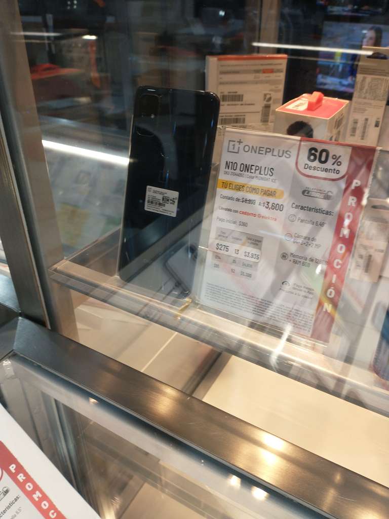 Elektra: OnePlus Nord N10 5G 6GB/128GB color negro, telefonia libre