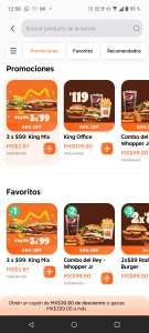 DiDi Food: Burger King, King Mix con 99% OFF