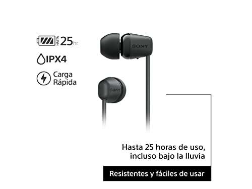 Amazon: Sony WI-C100 - Audífonos inalámbricos
