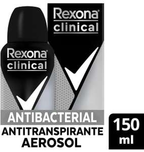 Amazon | Rexona Clinical Antibacterial Protection Desodorante Antitranspirante para Hombre en Aerosol