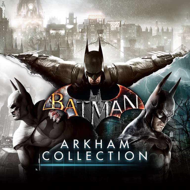 PS Store: Batman: Arkham Collection, Incluye: Batman Arkham Knight, Batman Asylum GOTY, Batman City GOTY y Batman Knight Season Pass