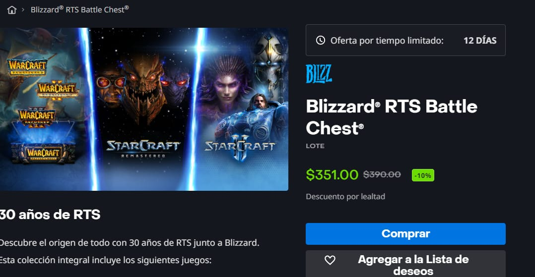 Pack Warcraft + Starcraft