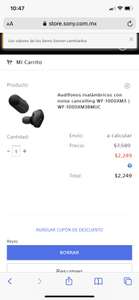 Sony Store: Audifonos gama alta WF-1000XM3