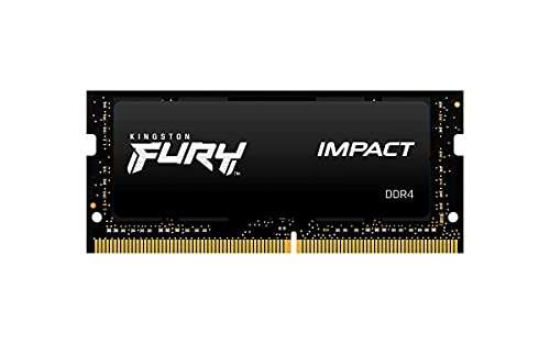 Amazon: Kingston Fury Impact 64GB Kit (2x32GB) 3200Mhz DDR4 CL20 (KF432S20IBK2/64)
