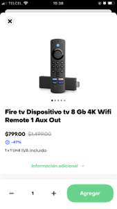Rappi [RadioShack]: Amazon Fire Tv 4K