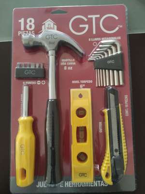 HEB - GTC - Juego de herramientas de 18 piezas