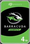Amazon: Seagate - Disco duro interno BarraCuda SATA de 4 TB 256 MB cache