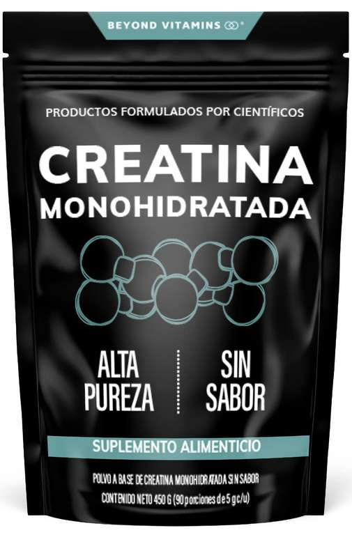 Amazon: Beyond Vitamins | Creatina Monohidratada Micronizada en Polvo