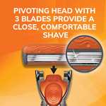 Amazon, Maquinilla de afeitar desechable para hombre, BIC Hybrid 3 Comfort 12 unidades