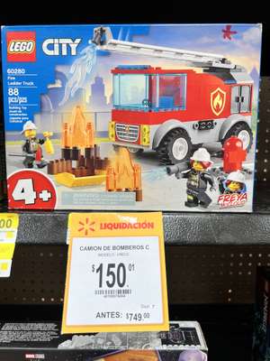 Walmart: LEGO Camión de bomberos ultima liquidación