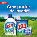 Amazon: 1-2-3 MAXI PODER Color 4.65 L, detergente líquido | Planea y Ahorra, envío gratis con Prime