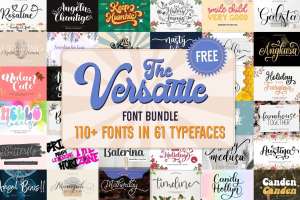 Creative Fabrica | The Versatile Font Bundle (61 fuentes premium gratuitas)