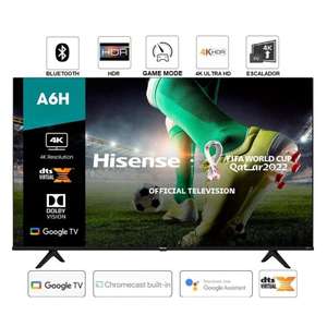 Walmart Televisor Hisense 43 Pulgadas 4K Ultra HD Smart TV LED 43A6H (OJO SOLO PAGANDO CON AMERICAN EXPRESS