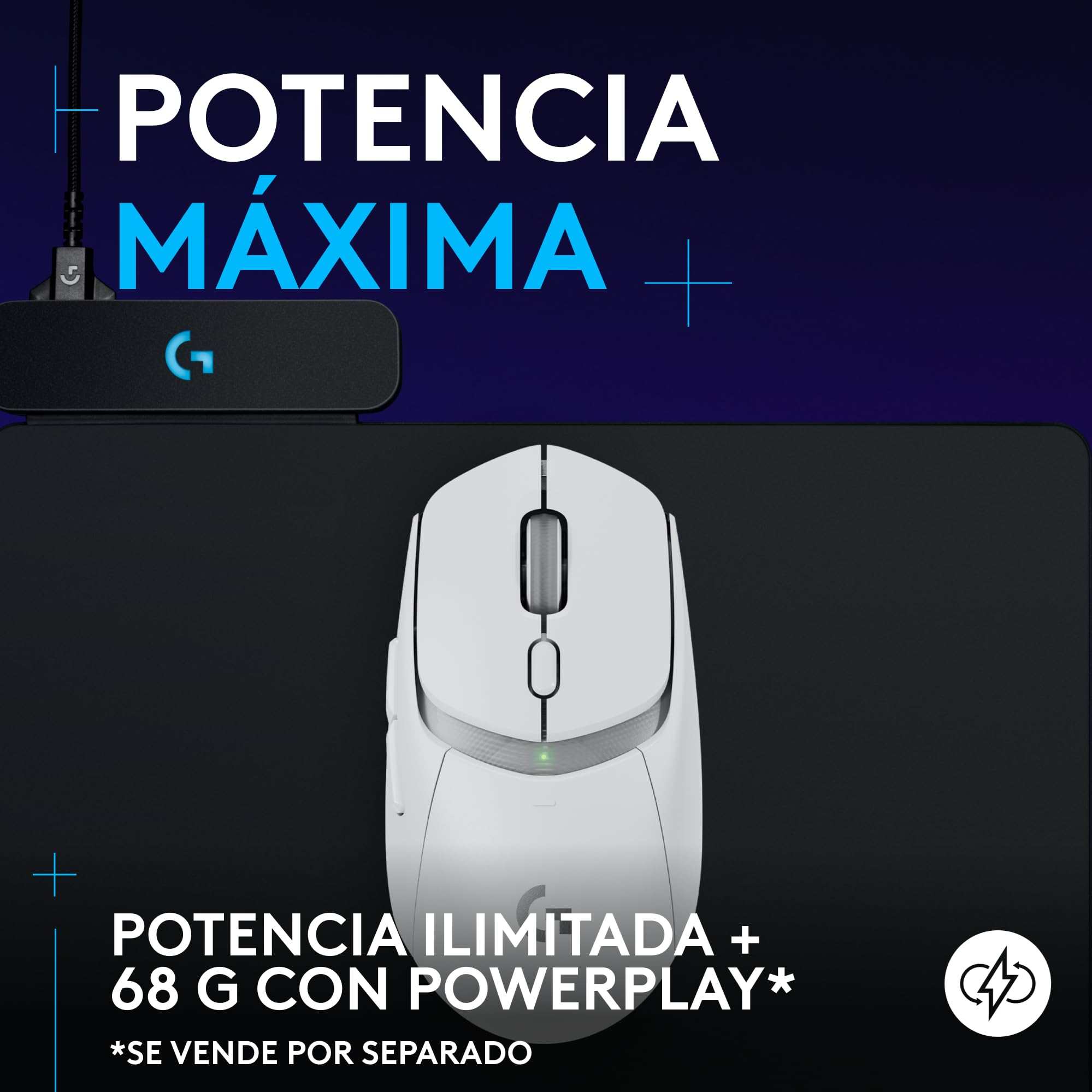 AMAZON: Logitech G309 Mouse inalámbrico, Sensor Hero 25K, 300+ Horas con una batería, 6 Botones programables, PC y Mac - Blanco