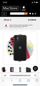 MacStore - iPhone 11 64GB Nuevo con HSBC