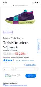 Innovasport: Tenis Nike LeBron 8 witness a precio bueno