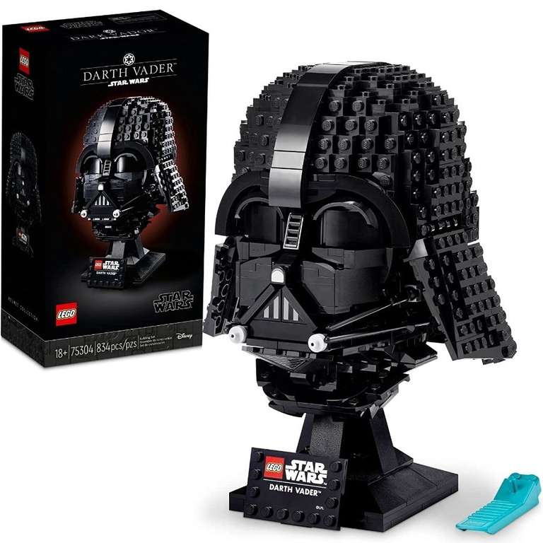 Amazon: LEGO Kit de construcción Coleccionable Star Wars 75304 Casco de Darth Vader