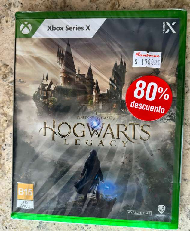 Sanborns: Hogwarts Legacy Xbox Series X, físico