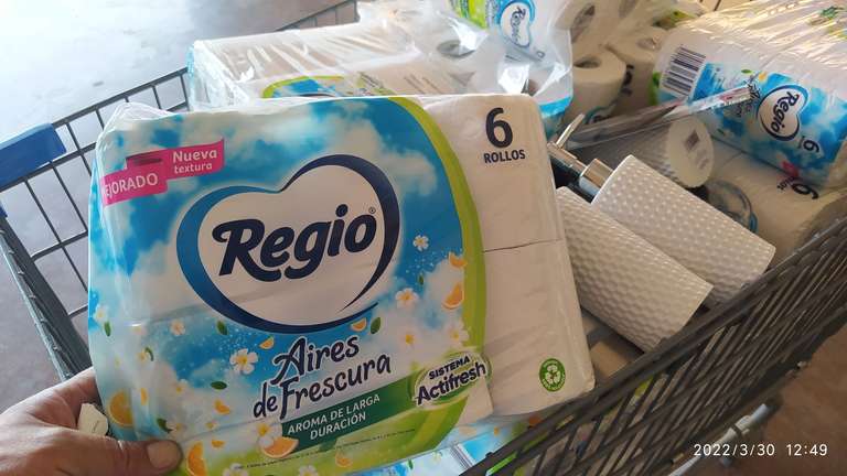 Walmart papel higiénico regio 6 piezas